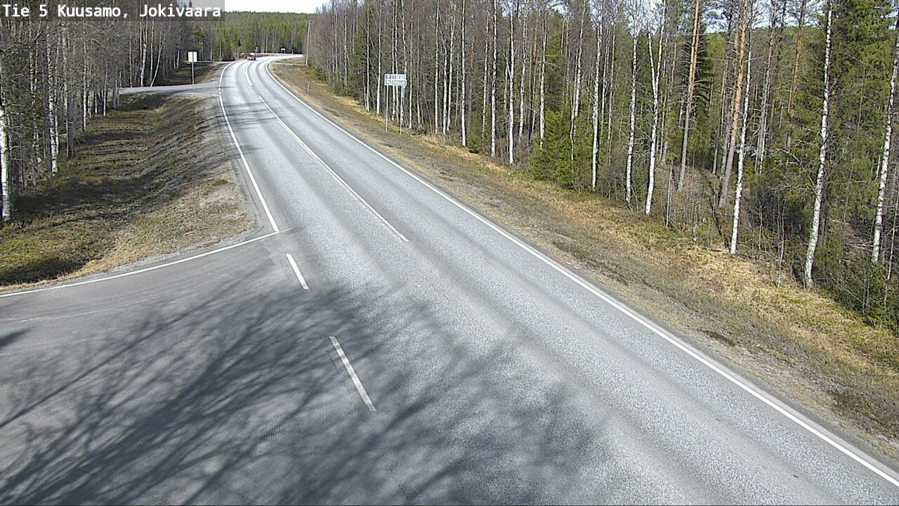 Kelikamerat Kuva Tie 5 Kuusamo, Jokivaara, Kuusamo, Pohjois-Pohjanmaa