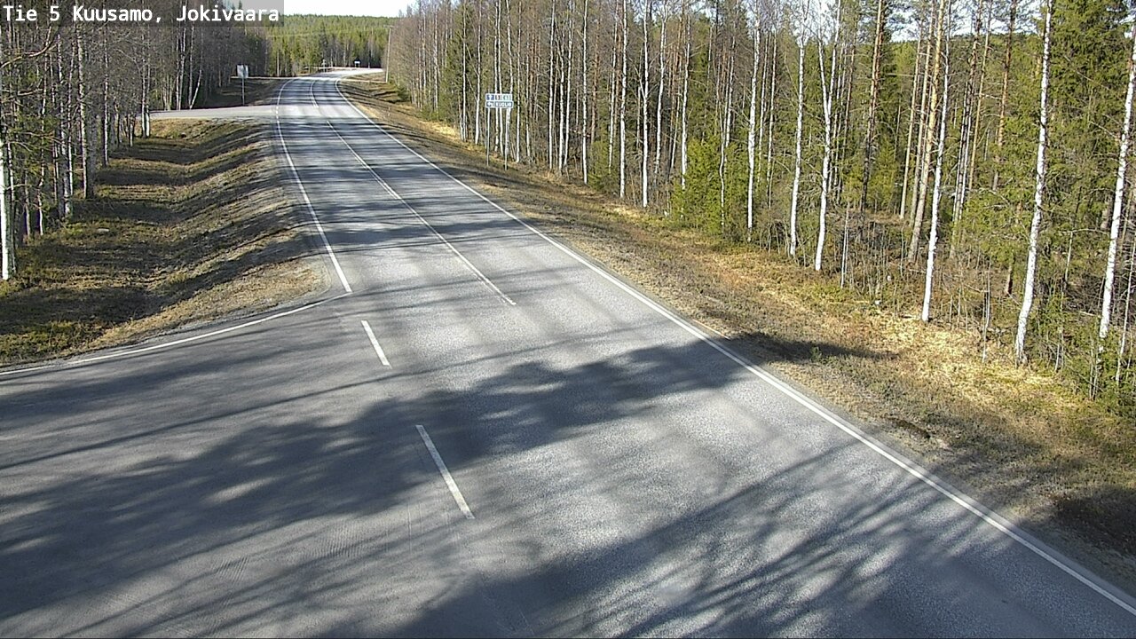 Kelikamerat Kuva Tie 5 Kuusamo, Jokivaara, Kuusamo, Pohjois-Pohjanmaa