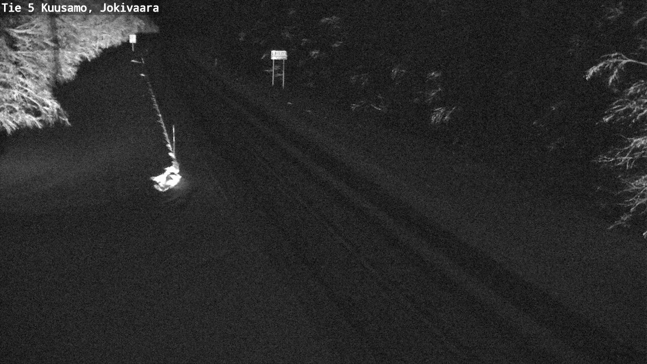 Weather Camera Image Väg 5 Kuusamo, Jokivaara, Kuusamo, Pohjois-Pohjanmaa