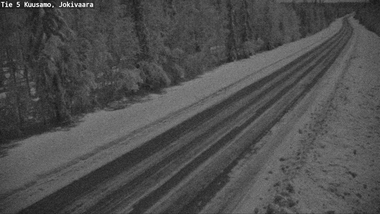 Weather Camera Image Road 5 Kuusamo, Jokivaara, Kuusamo, Pohjois-Pohjanmaa