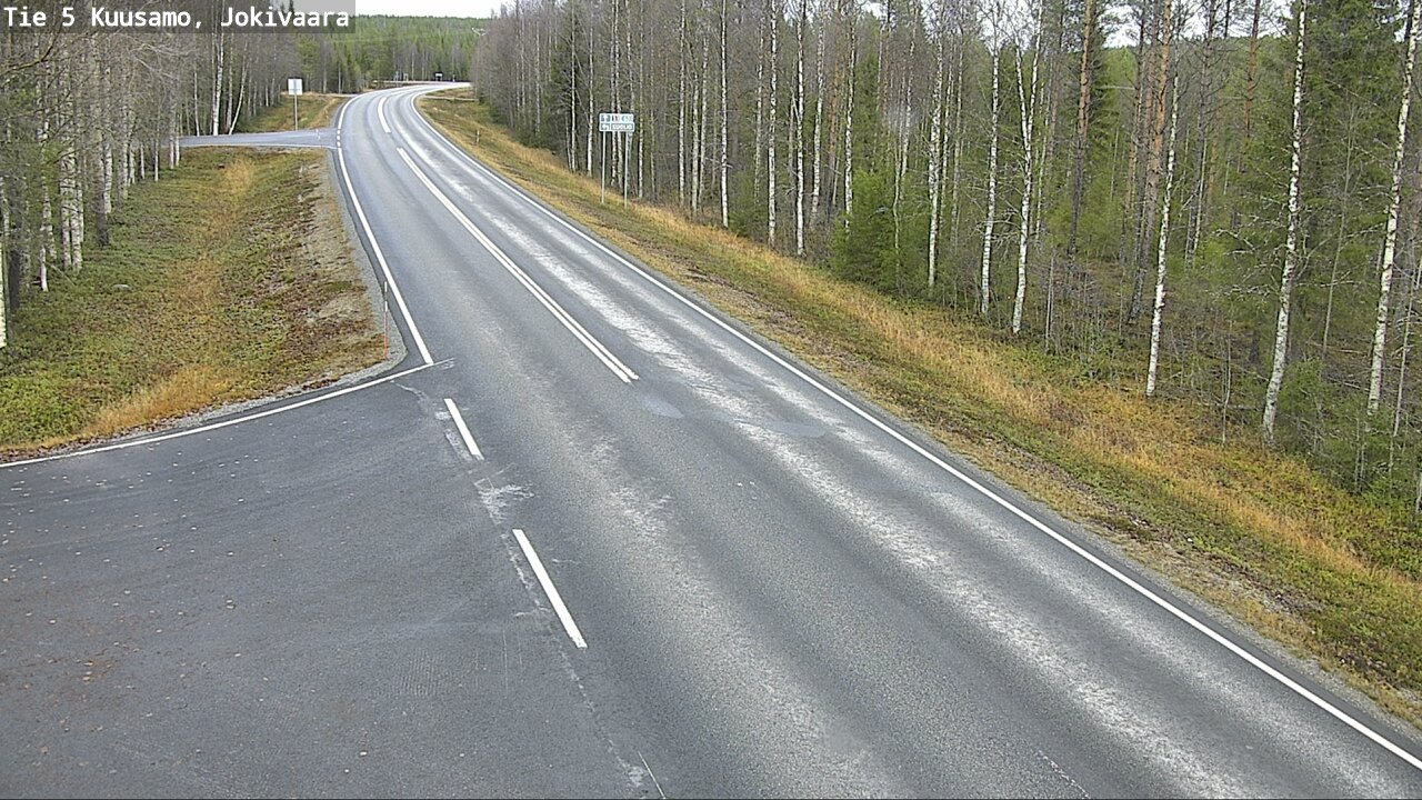 Kelikamerat Kuva Tie 5 Kuusamo, Jokivaara, Kuusamo, Pohjois-Pohjanmaa