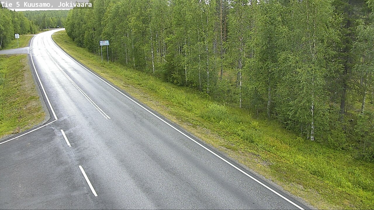 Kelikamerat Kuva Tie 5 Kuusamo, Jokivaara, Kuusamo, Pohjois-Pohjanmaa