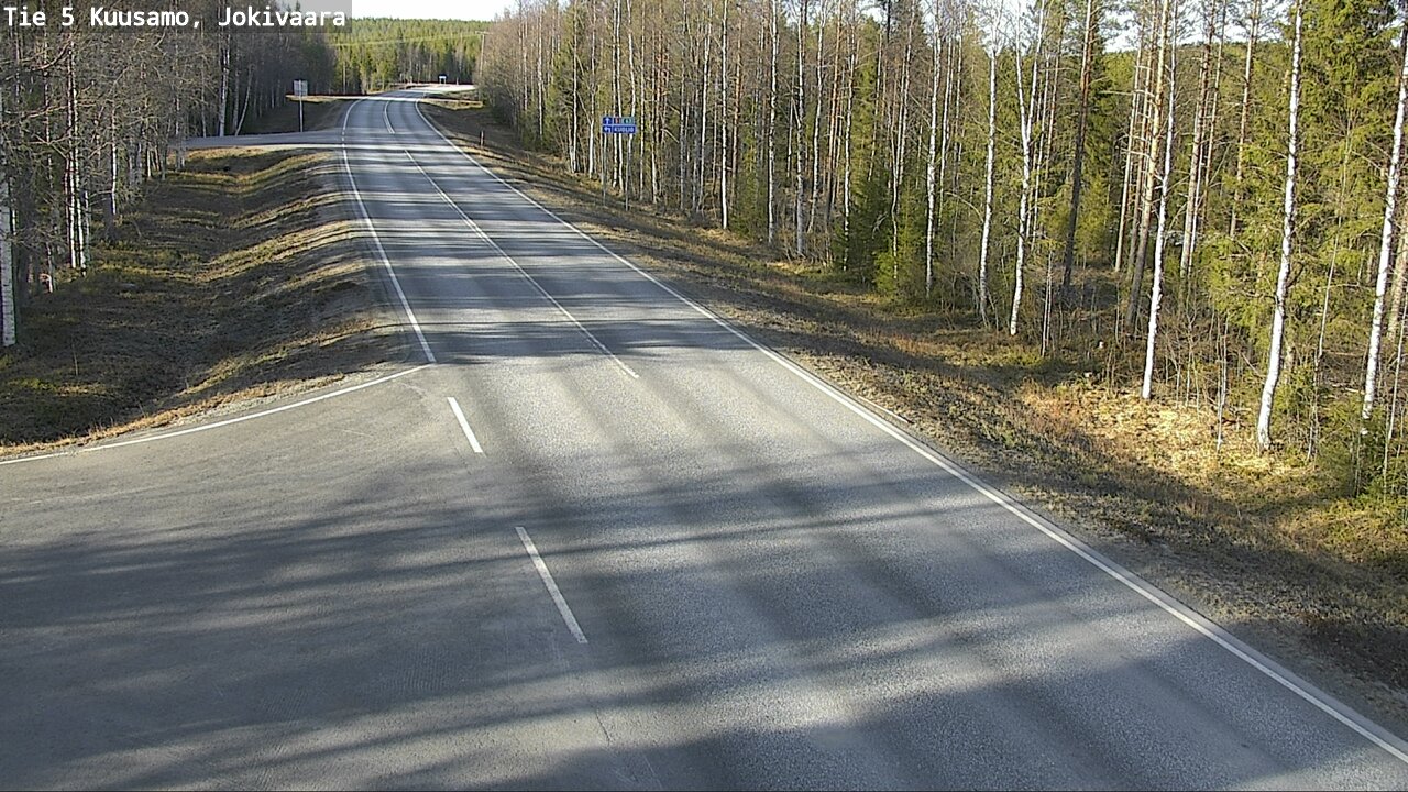 Kelikamerat Kuva Tie 5 Kuusamo, Jokivaara, Kuusamo, Pohjois-Pohjanmaa