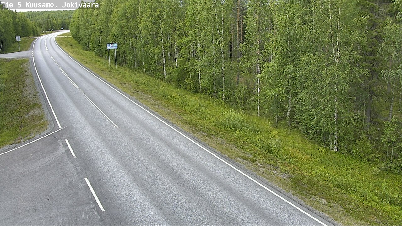Kelikamerat Kuva Tie 5 Kuusamo, Jokivaara, Kuusamo, Pohjois-Pohjanmaa