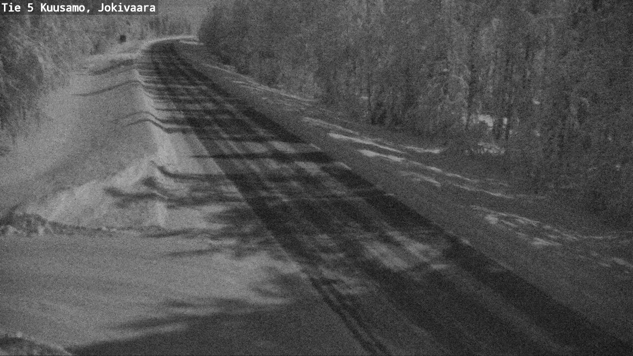 Weather Camera Image Road 5 Kuusamo, Jokivaara, Kuusamo, Pohjois-Pohjanmaa