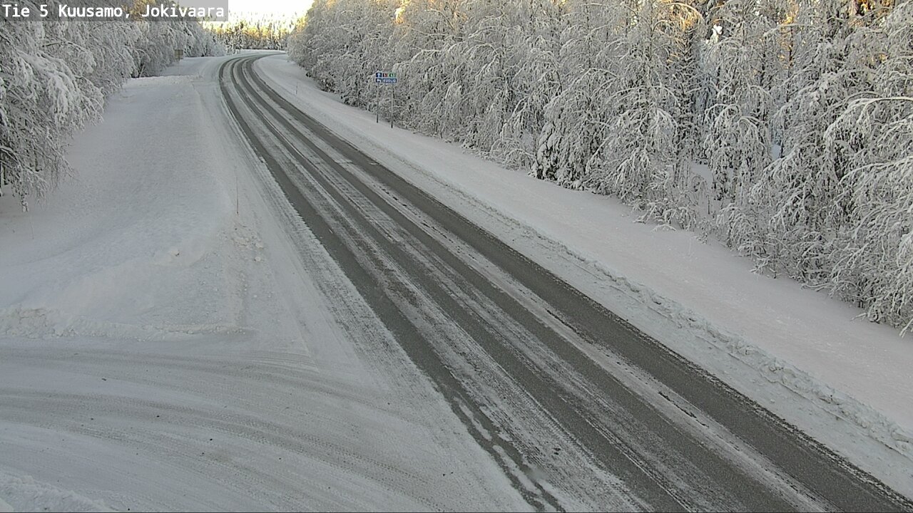 Weather Camera Image Road 5 Kuusamo, Jokivaara, Kuusamo, Pohjois-Pohjanmaa