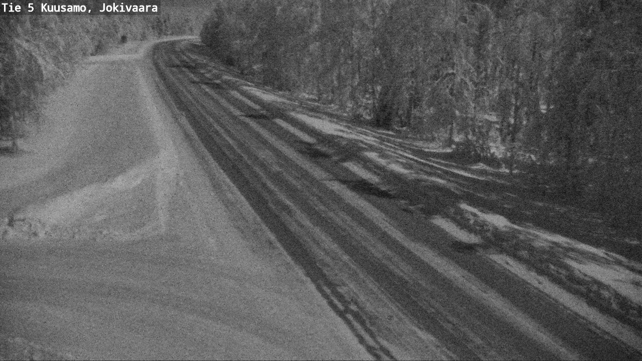 Weather Camera Image Road 5 Kuusamo, Jokivaara, Kuusamo, Pohjois-Pohjanmaa