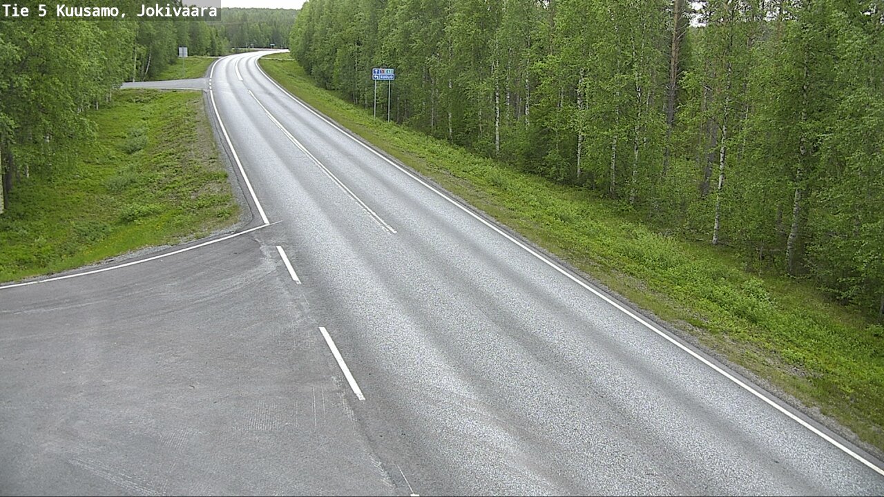 Kelikamerat Kuva Tie 5 Kuusamo, Jokivaara, Kuusamo, Pohjois-Pohjanmaa