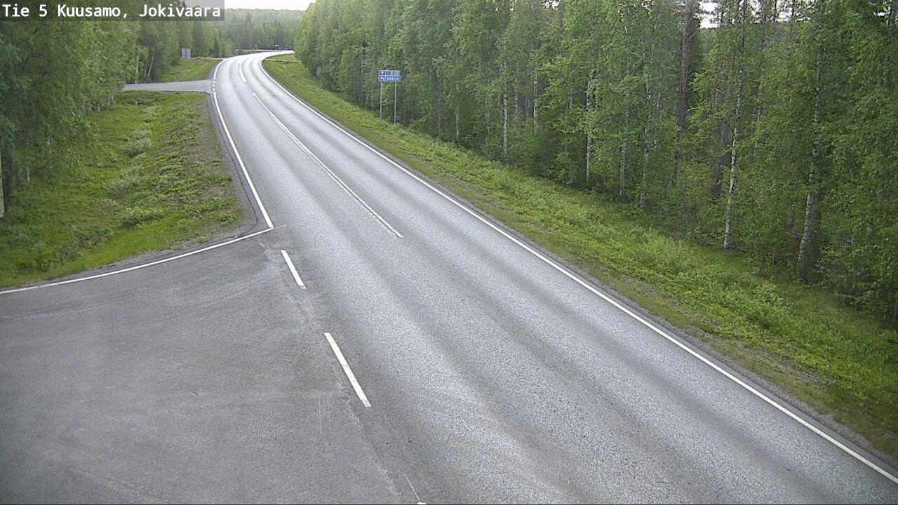 Kelikamerat Kuva Tie 5 Kuusamo, Jokivaara, Kuusamo, Pohjois-Pohjanmaa