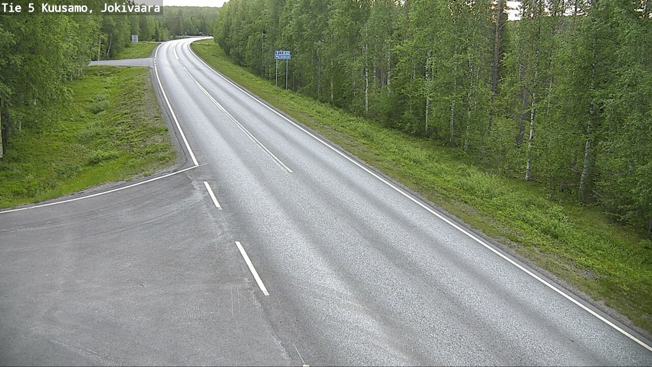 Kelikamerat Kuva Tie 5 Kuusamo, Jokivaara, Kuusamo, Pohjois-Pohjanmaa