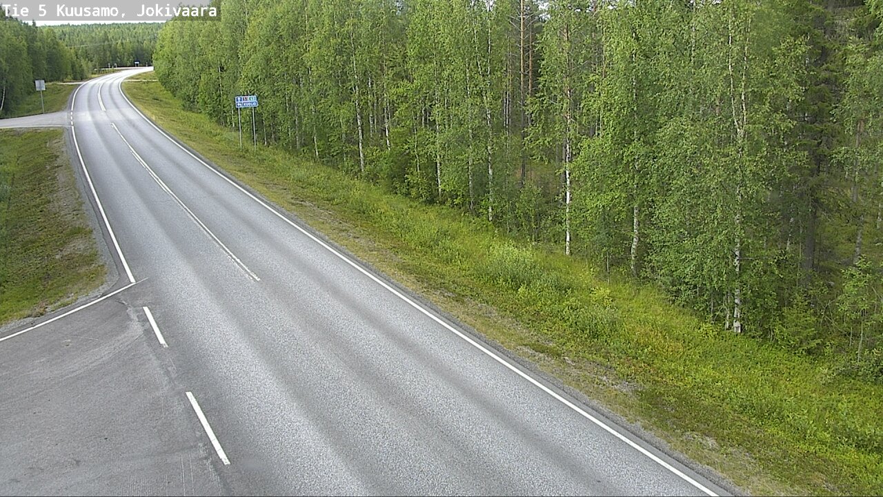 Kelikamerat Kuva Tie 5 Kuusamo, Jokivaara, Kuusamo, Pohjois-Pohjanmaa
