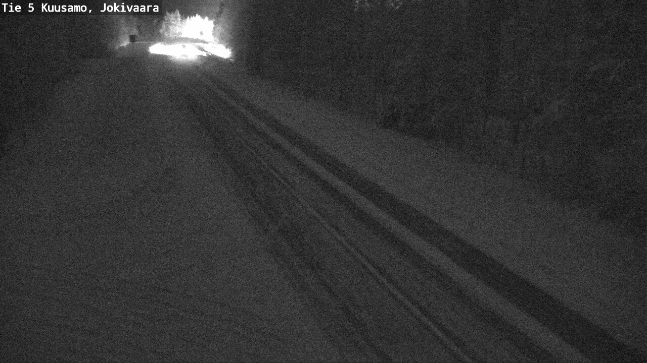 Weather Camera Image Väg 5 Kuusamo, Jokivaara, Kuusamo, Pohjois-Pohjanmaa