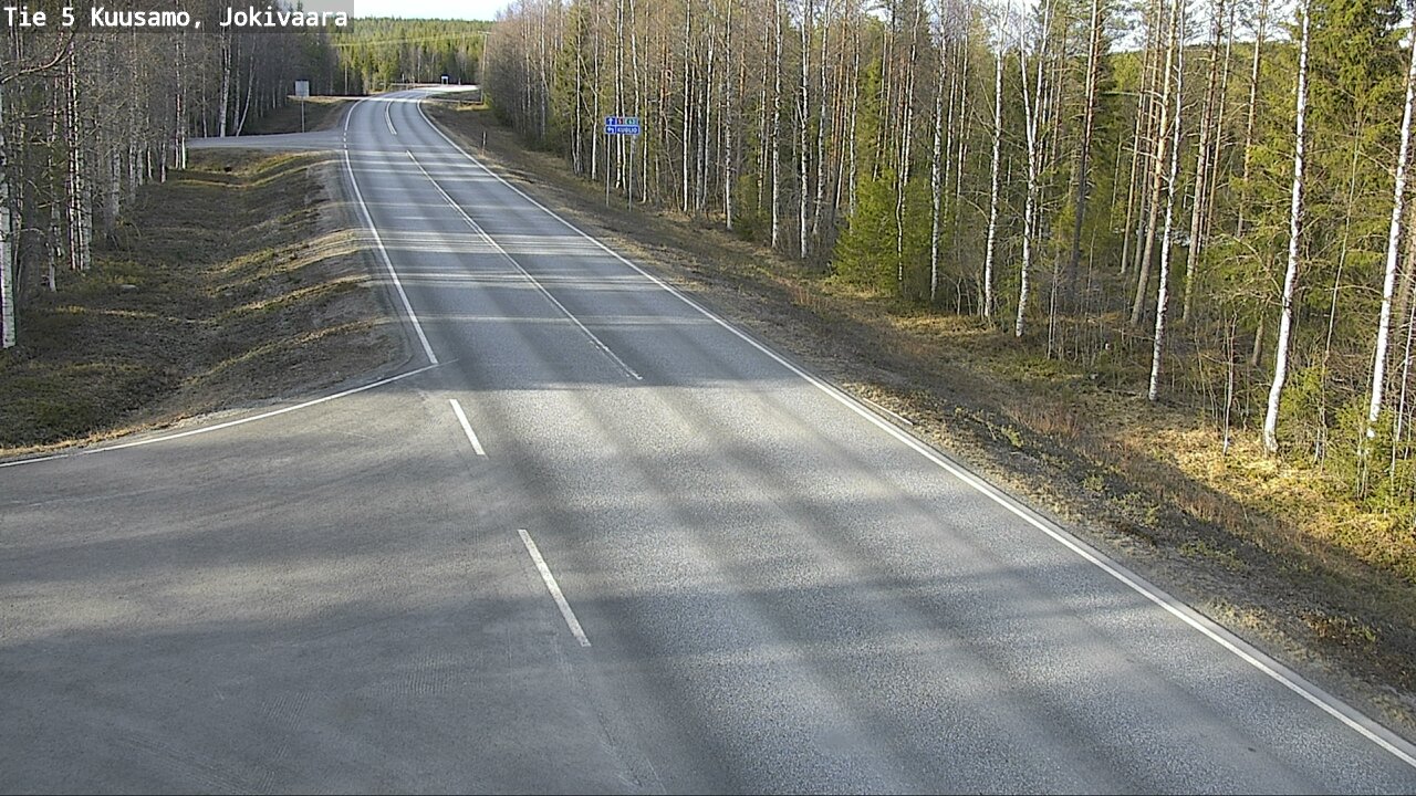 Kelikamerat Kuva Tie 5 Kuusamo, Jokivaara, Kuusamo, Pohjois-Pohjanmaa