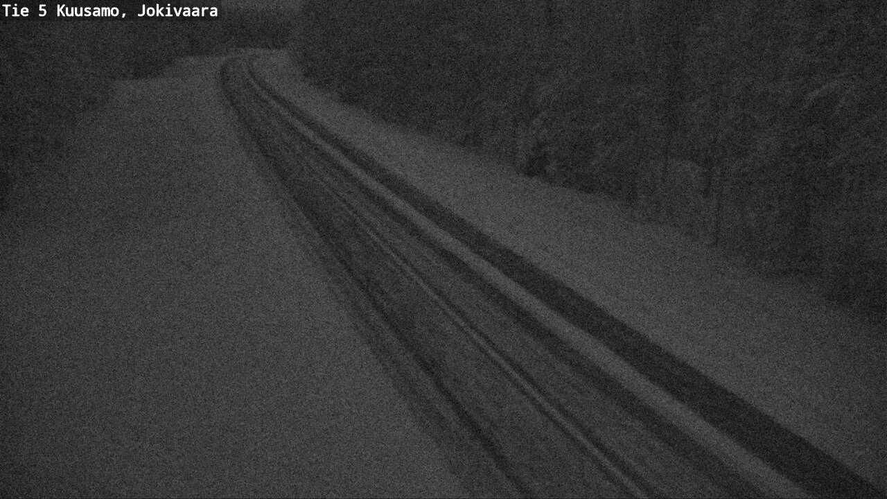 Weather Camera Image Väg 5 Kuusamo, Jokivaara, Kuusamo, Pohjois-Pohjanmaa