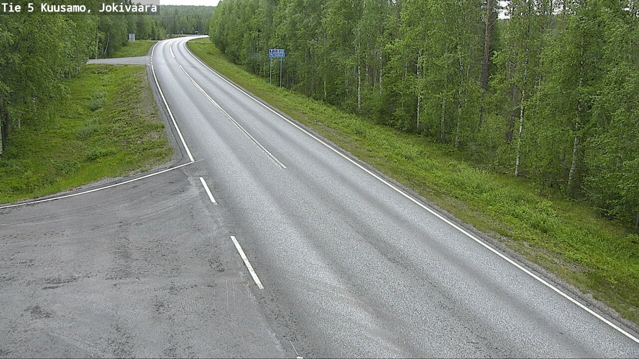 Kelikamerat Kuva Tie 5 Kuusamo, Jokivaara, Kuusamo, Pohjois-Pohjanmaa