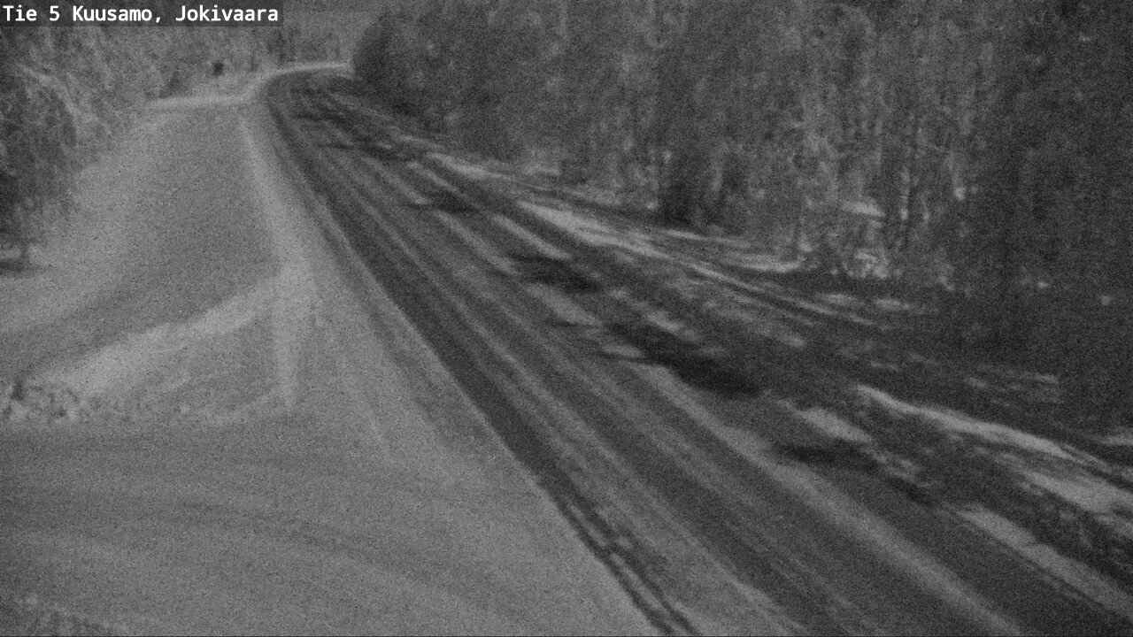 Weather Camera Image Road 5 Kuusamo, Jokivaara, Kuusamo, Pohjois-Pohjanmaa