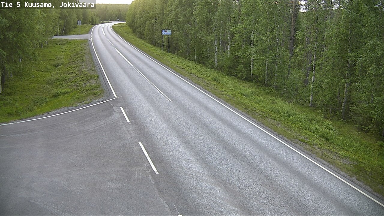 Kelikamerat Kuva Tie 5 Kuusamo, Jokivaara, Kuusamo, Pohjois-Pohjanmaa