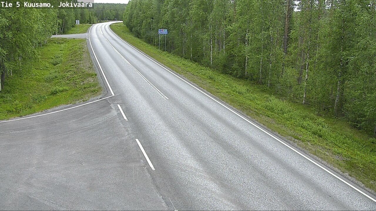 Kelikamerat Kuva Tie 5 Kuusamo, Jokivaara, Kuusamo, Pohjois-Pohjanmaa