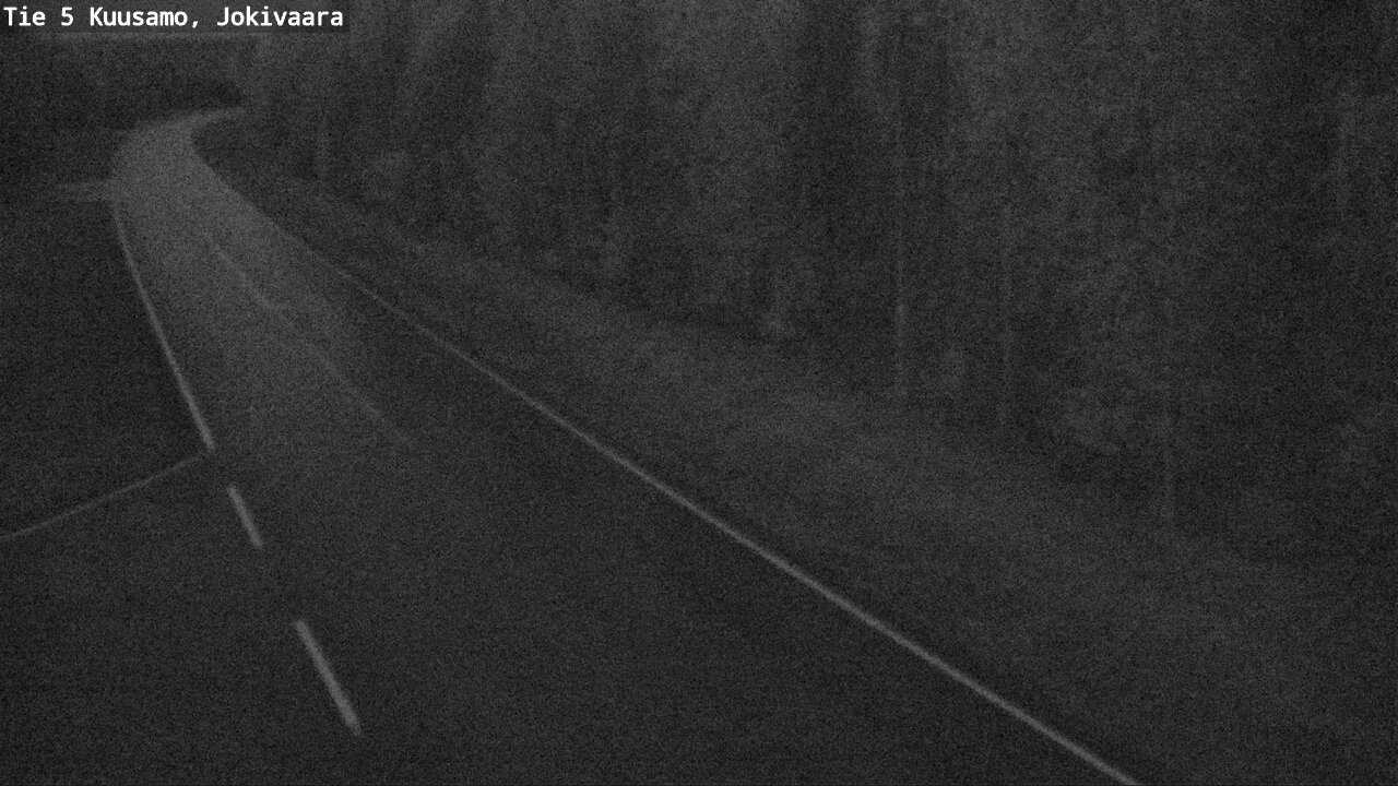 Weather Camera Image Road 5 Kuusamo, Jokivaara, Kuusamo, Pohjois-Pohjanmaa