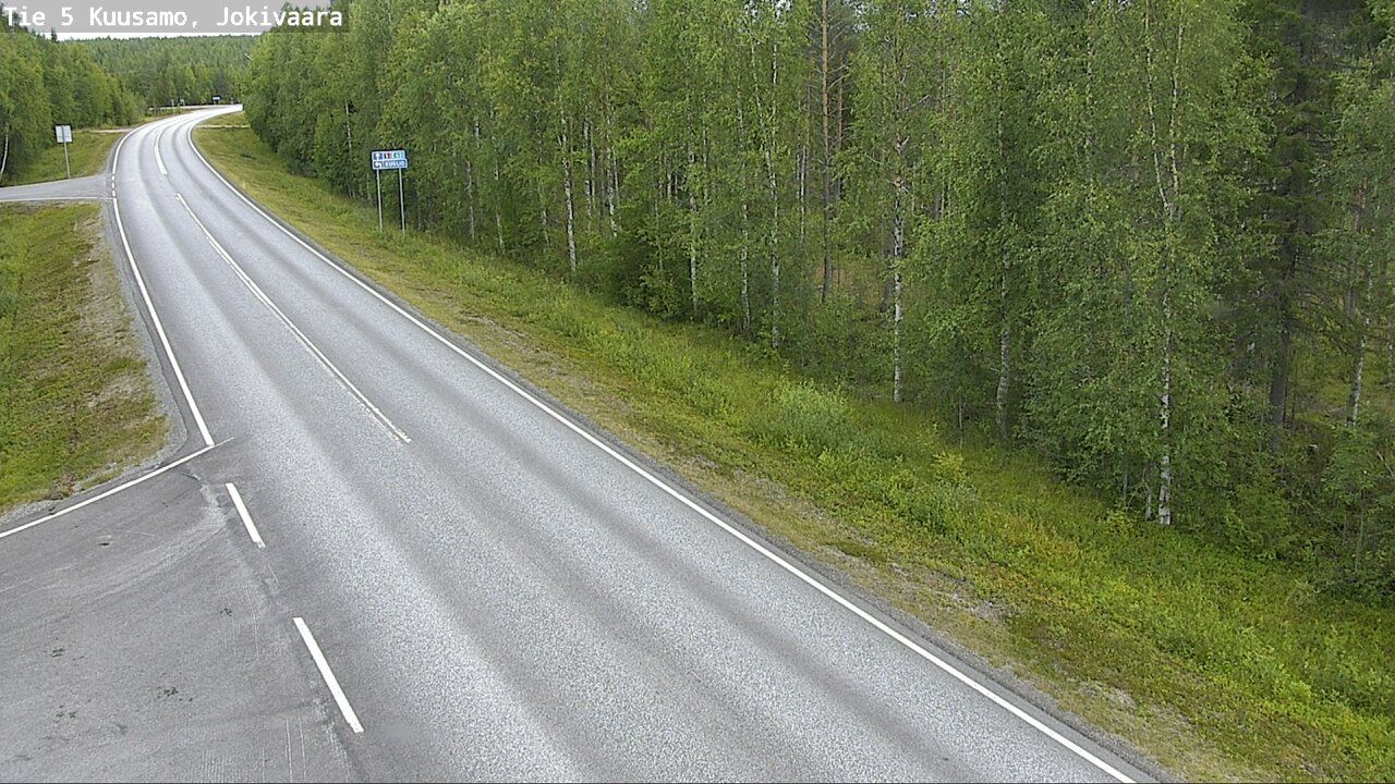 Kelikamerat Kuva Tie 5 Kuusamo, Jokivaara, Kuusamo, Pohjois-Pohjanmaa