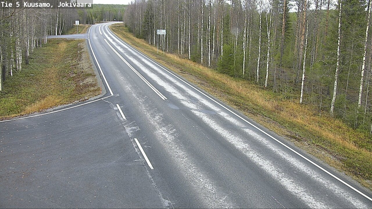 Kelikamerat Kuva Tie 5 Kuusamo, Jokivaara, Kuusamo, Pohjois-Pohjanmaa