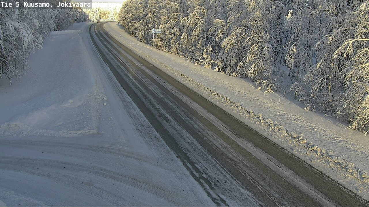 Weather Camera Image Road 5 Kuusamo, Jokivaara, Kuusamo, Pohjois-Pohjanmaa