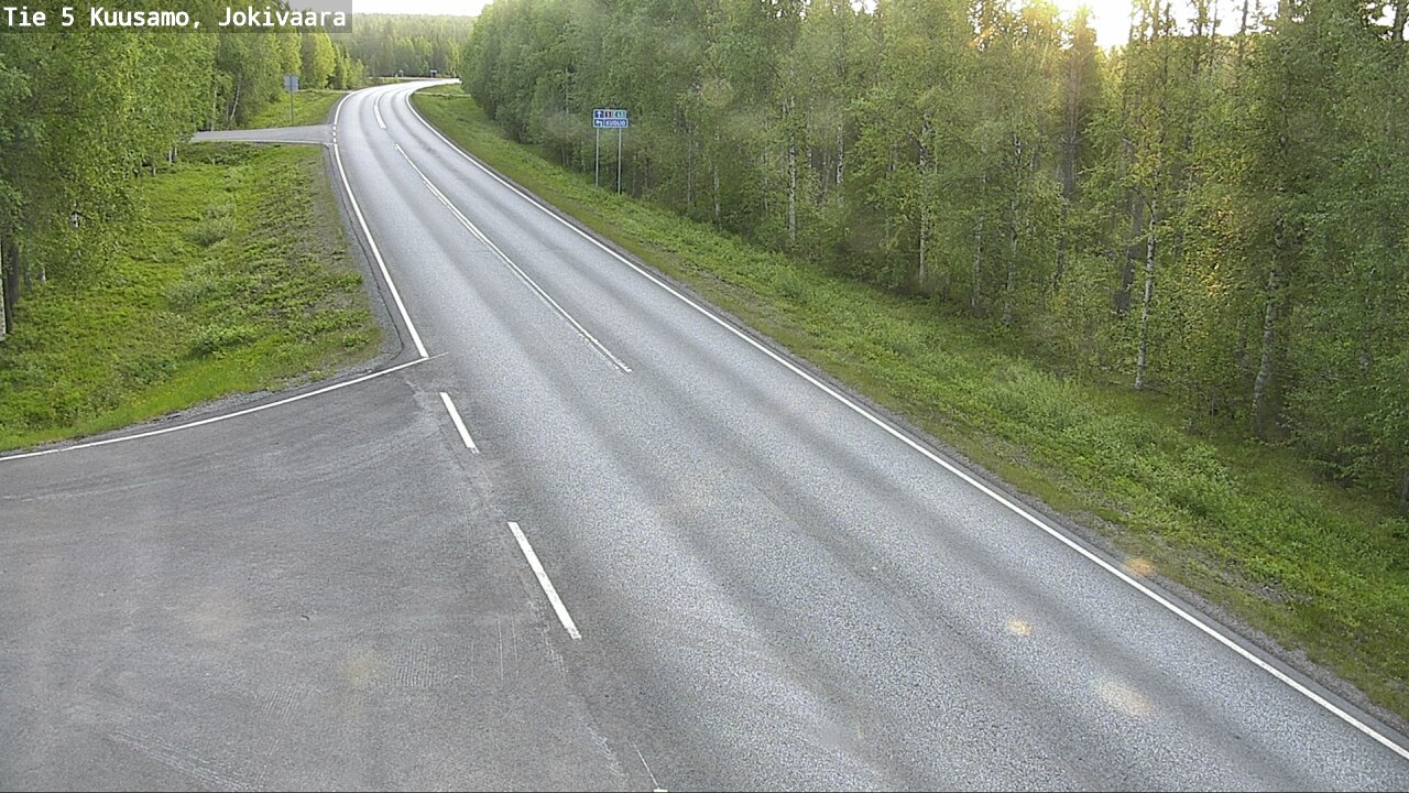 Kelikamerat Kuva Tie 5 Kuusamo, Jokivaara, Kuusamo, Pohjois-Pohjanmaa