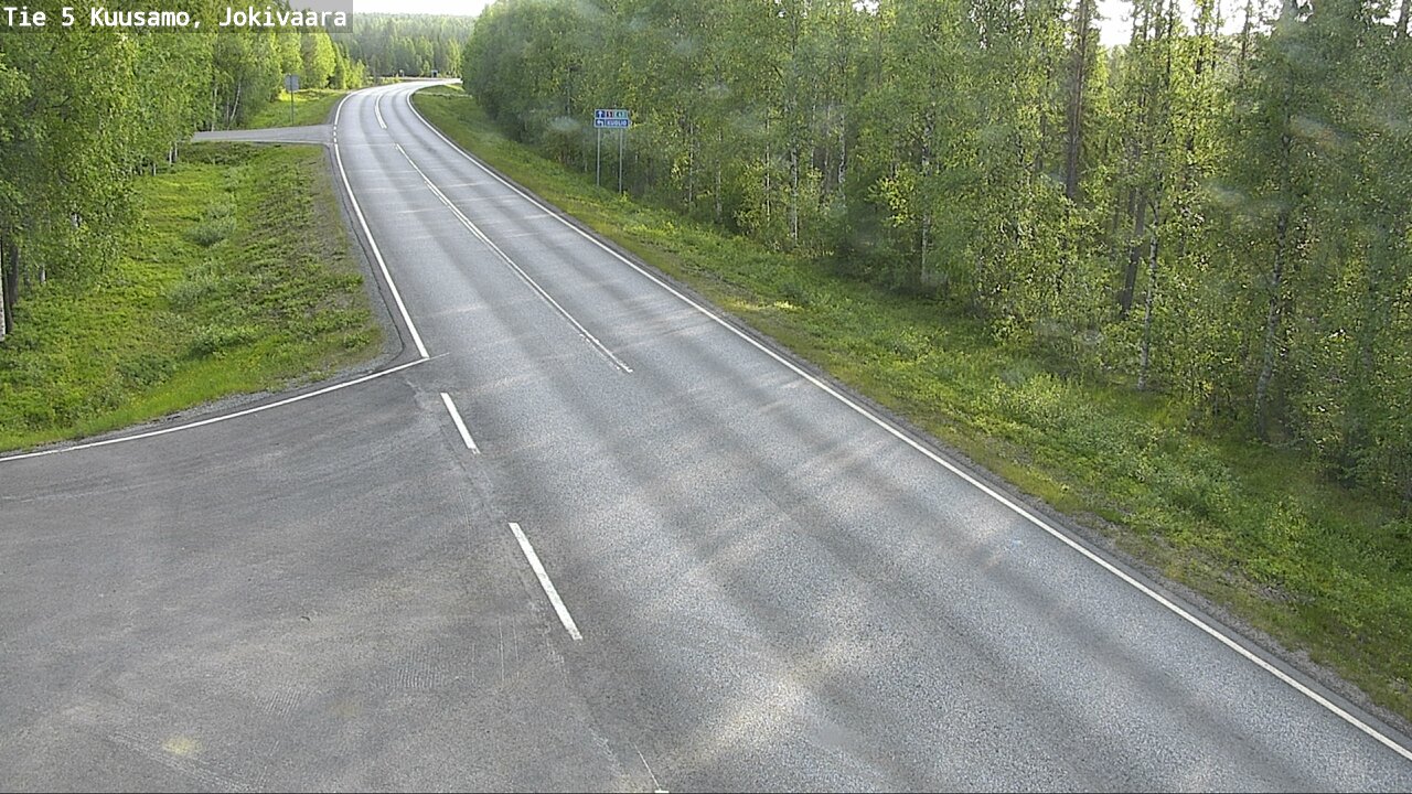 Kelikamerat Kuva Tie 5 Kuusamo, Jokivaara, Kuusamo, Pohjois-Pohjanmaa
