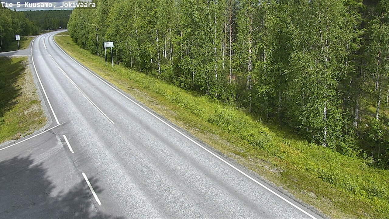 Kelikamerat Kuva Tie 5 Kuusamo, Jokivaara, Kuusamo, Pohjois-Pohjanmaa