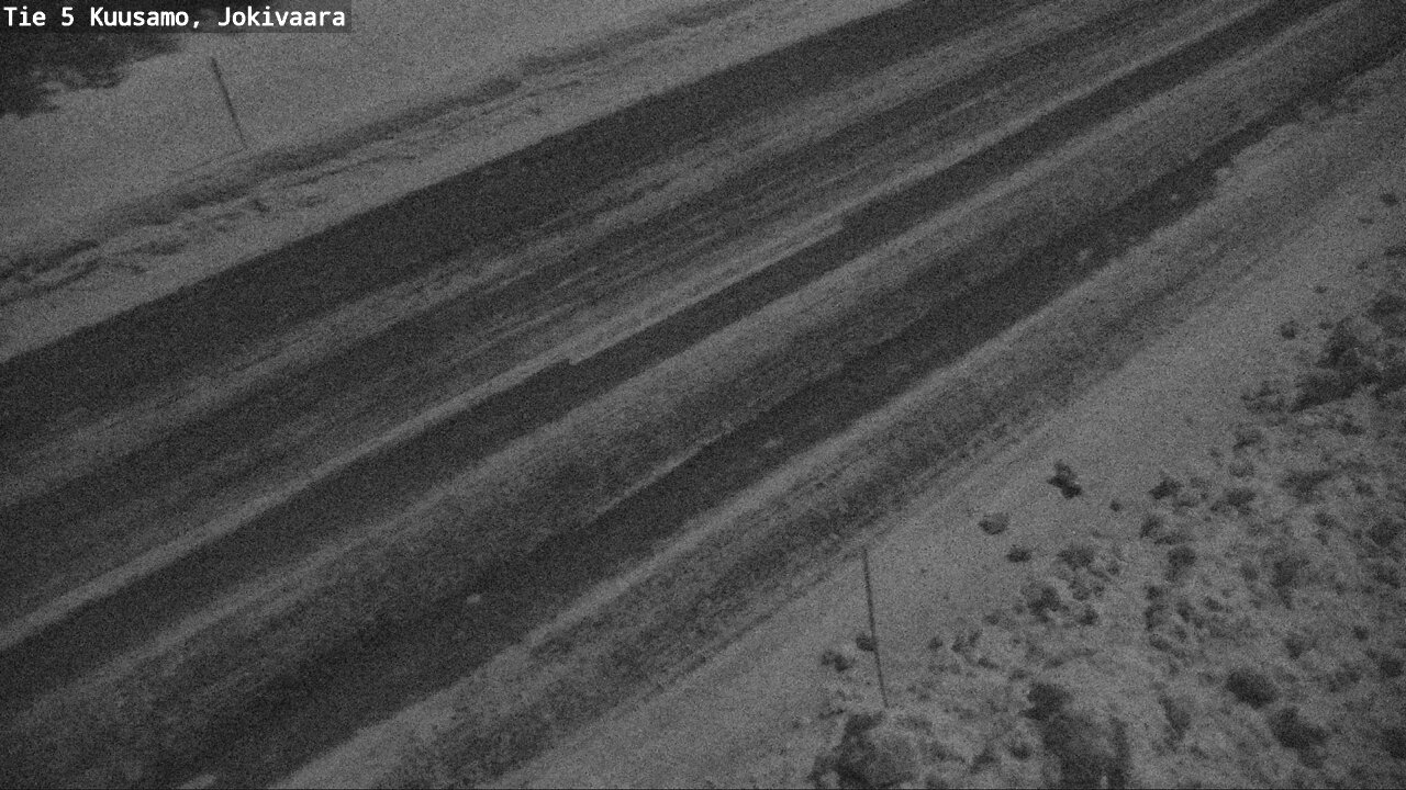 Weather Camera Image Road 5 Kuusamo, Jokivaara, Kuusamo, Pohjois-Pohjanmaa
