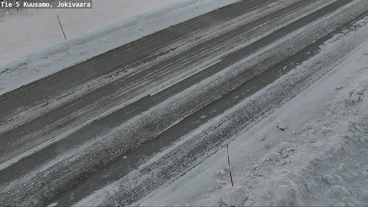 Weather Camera Image Road 5 Kuusamo, Jokivaara, Kuusamo, Pohjois-Pohjanmaa