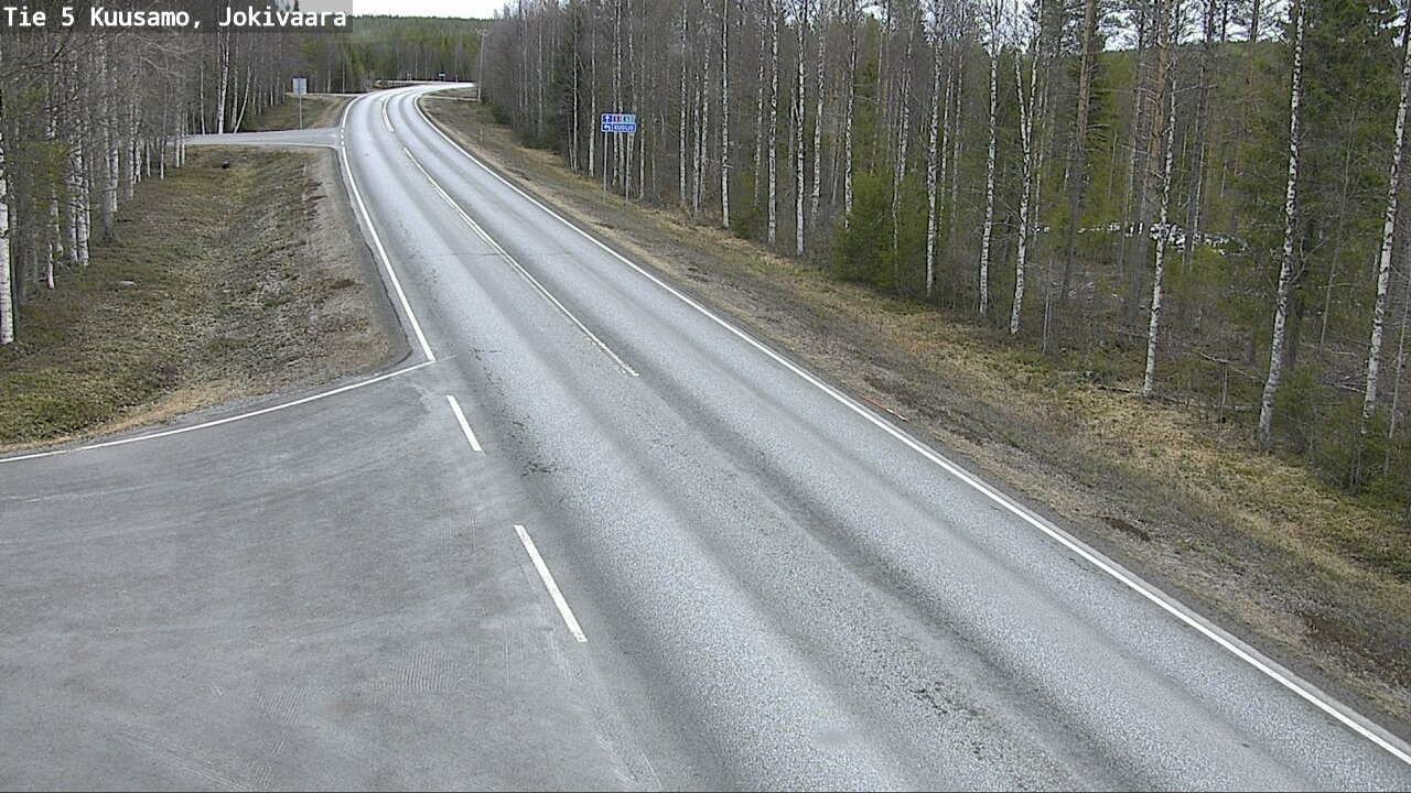 Kelikamerat Kuva Tie 5 Kuusamo, Jokivaara, Kuusamo, Pohjois-Pohjanmaa