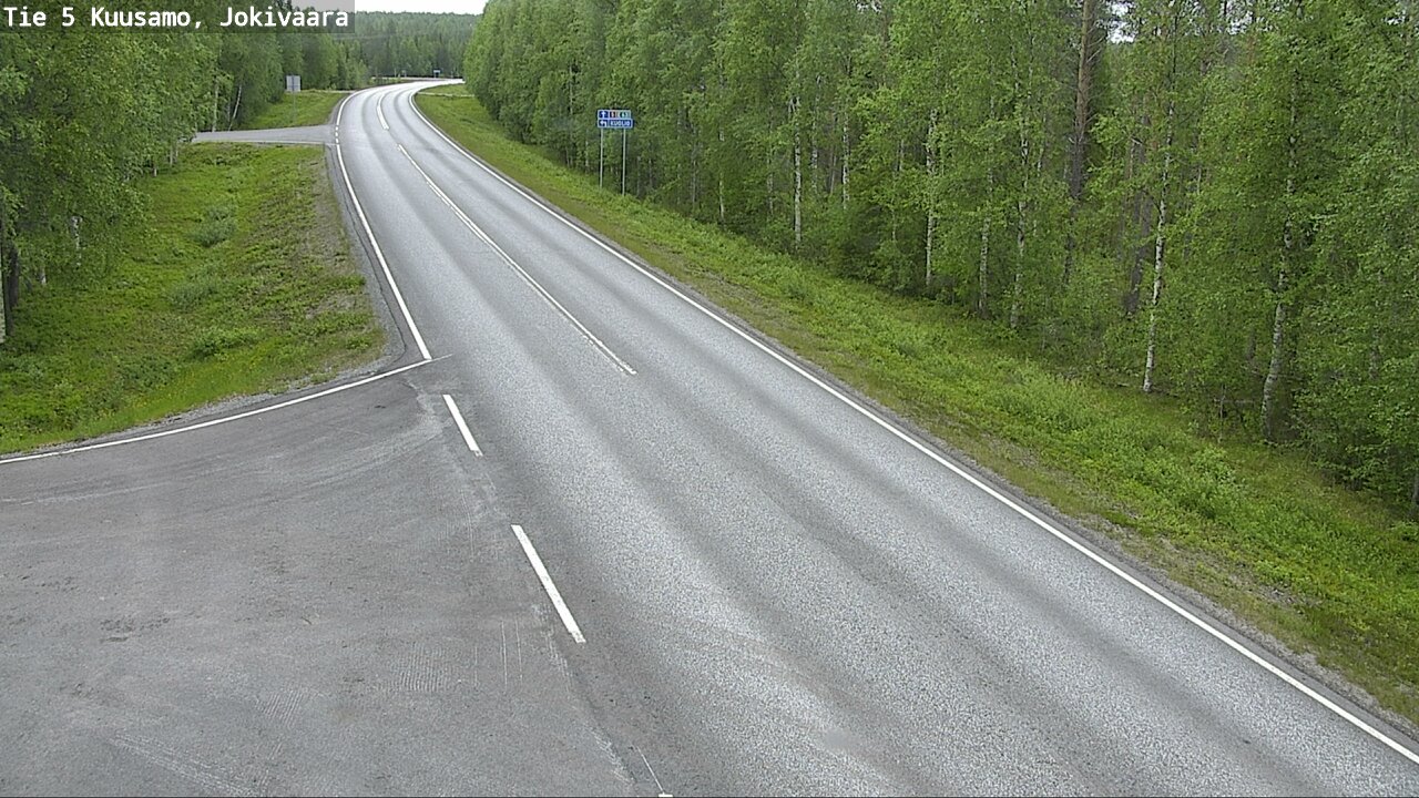 Kelikamerat Kuva Tie 5 Kuusamo, Jokivaara, Kuusamo, Pohjois-Pohjanmaa
