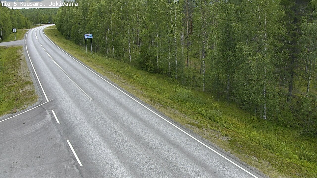 Kelikamerat Kuva Tie 5 Kuusamo, Jokivaara, Kuusamo, Pohjois-Pohjanmaa