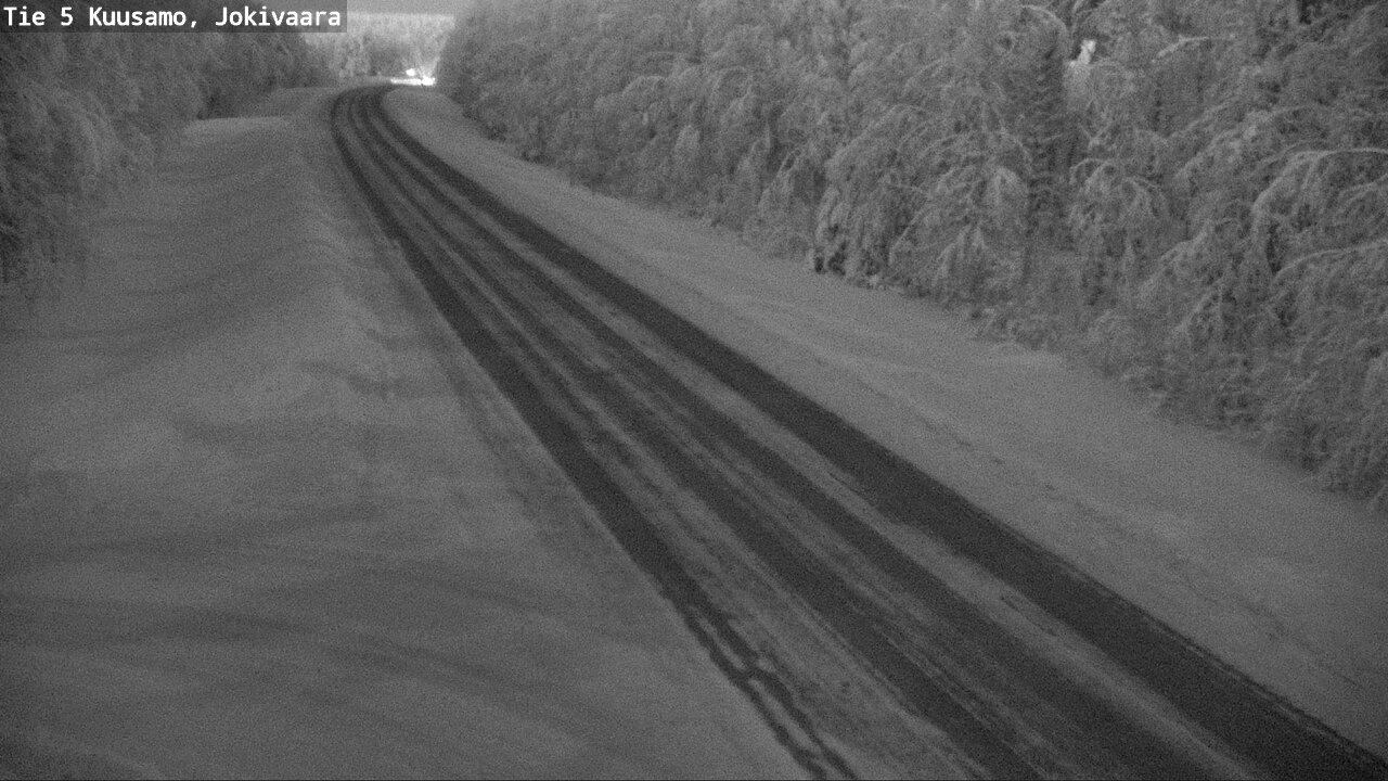 Weather Camera Image Road 5 Kuusamo, Jokivaara, Kuusamo, Pohjois-Pohjanmaa