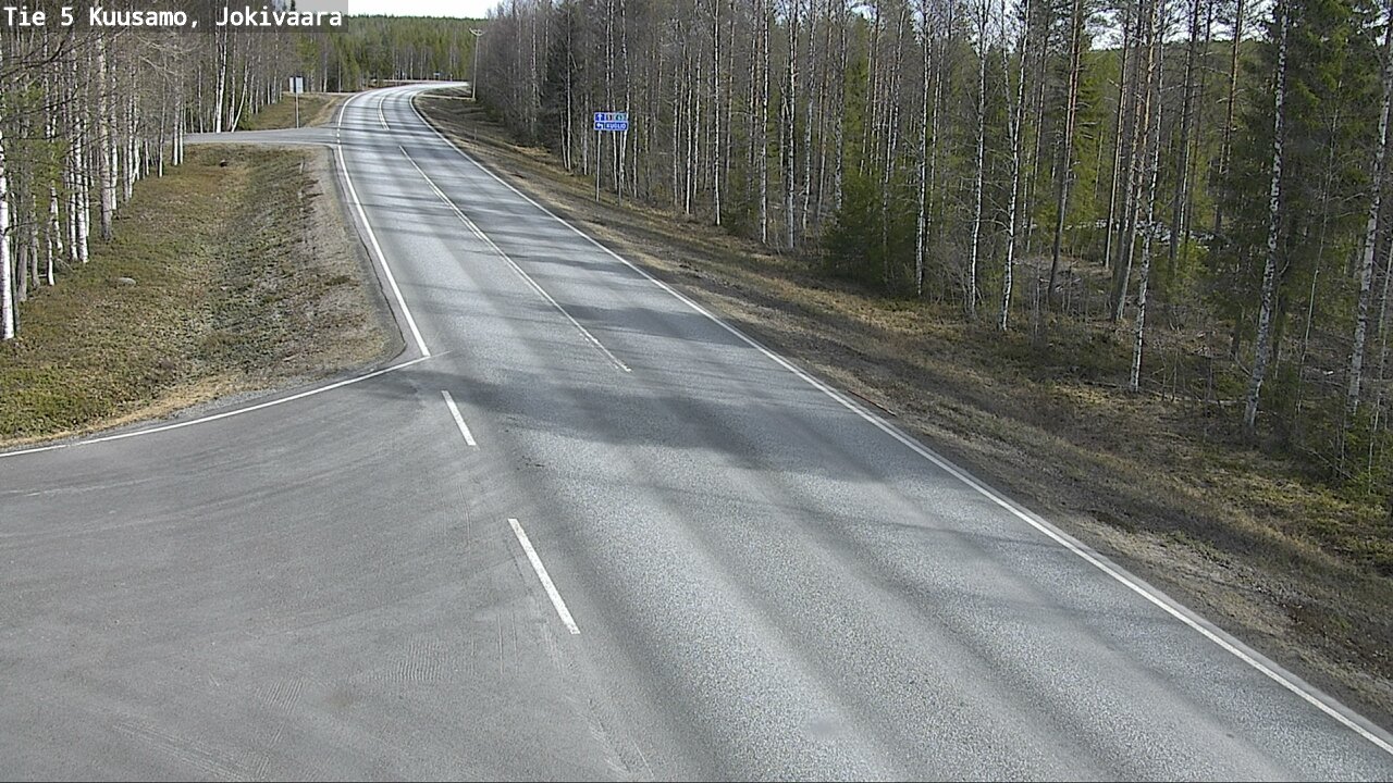 Kelikamerat Kuva Tie 5 Kuusamo, Jokivaara, Kuusamo, Pohjois-Pohjanmaa