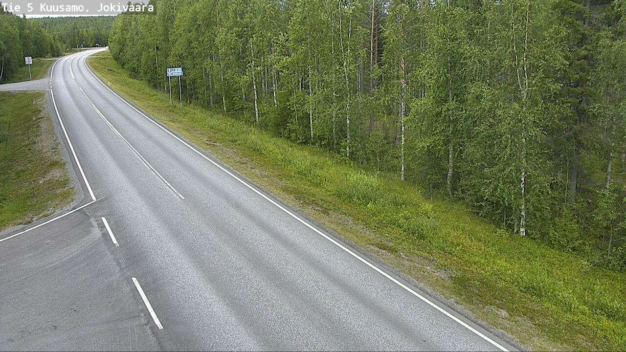 Kelikamerat Kuva Tie 5 Kuusamo, Jokivaara, Kuusamo, Pohjois-Pohjanmaa