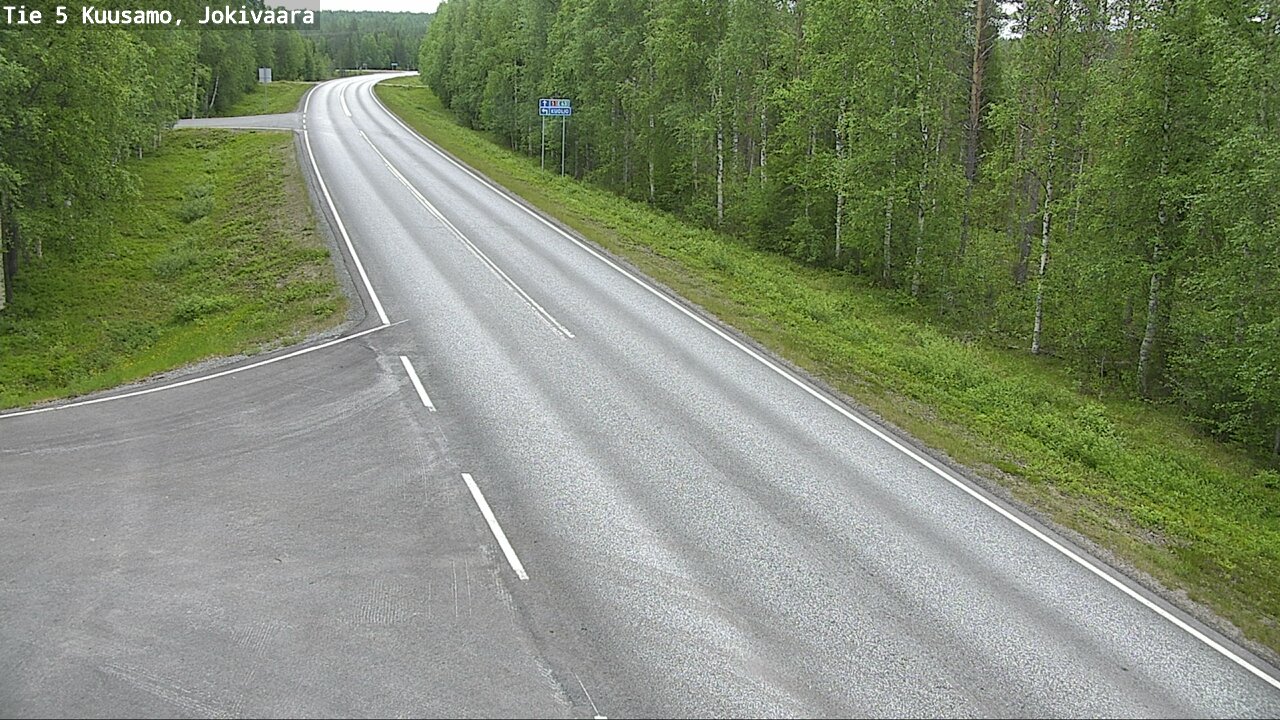 Kelikamerat Kuva Tie 5 Kuusamo, Jokivaara, Kuusamo, Pohjois-Pohjanmaa