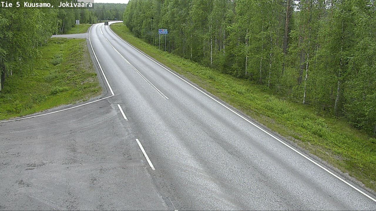 Kelikamerat Kuva Tie 5 Kuusamo, Jokivaara, Kuusamo, Pohjois-Pohjanmaa