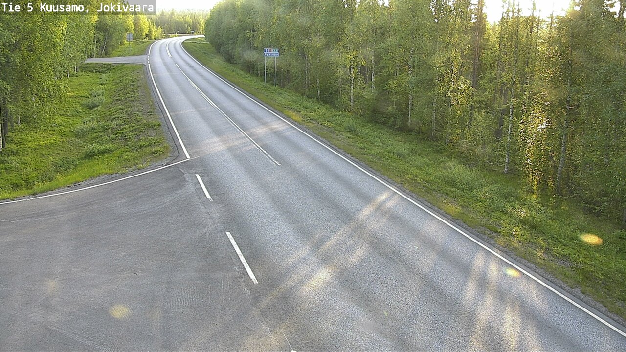 Kelikamerat Kuva Tie 5 Kuusamo, Jokivaara, Kuusamo, Pohjois-Pohjanmaa