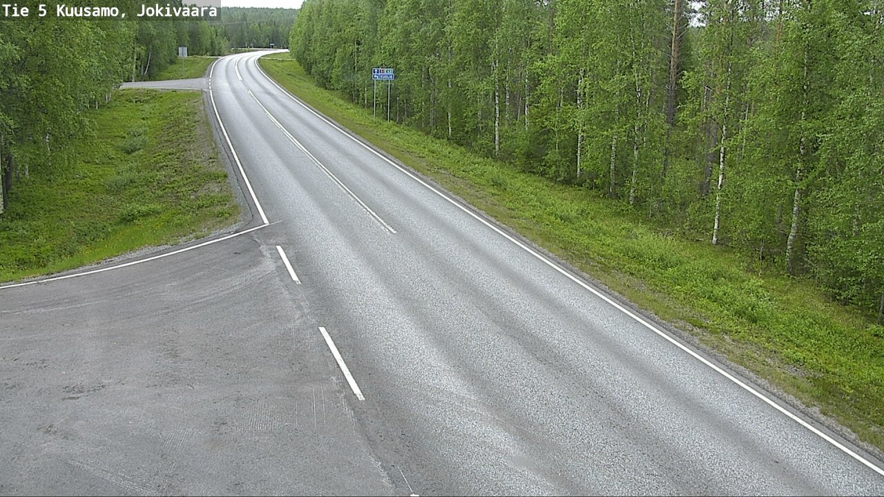 Kelikamerat Kuva Tie 5 Kuusamo, Jokivaara, Kuusamo, Pohjois-Pohjanmaa
