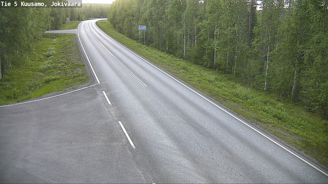 Kelikamerat Kuva Tie 5 Kuusamo, Jokivaara, Kuusamo, Pohjois-Pohjanmaa
