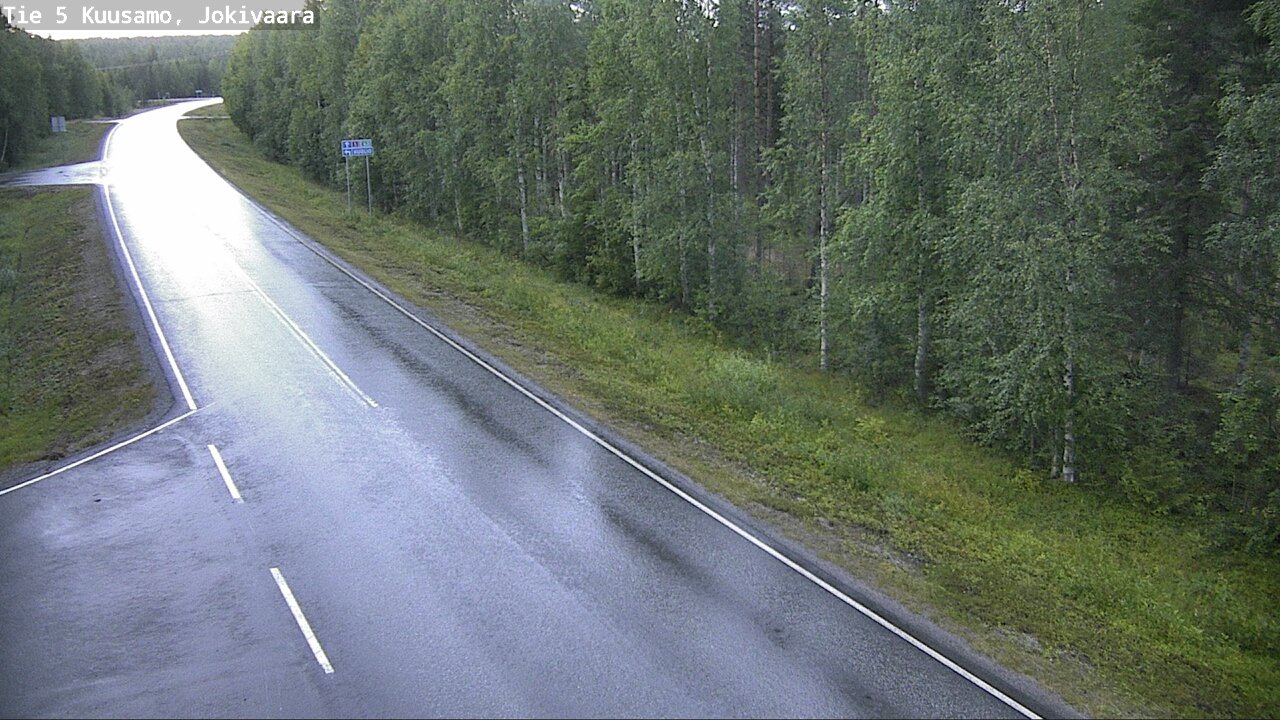 Kelikamerat Kuva Tie 5 Kuusamo, Jokivaara, Kuusamo, Pohjois-Pohjanmaa