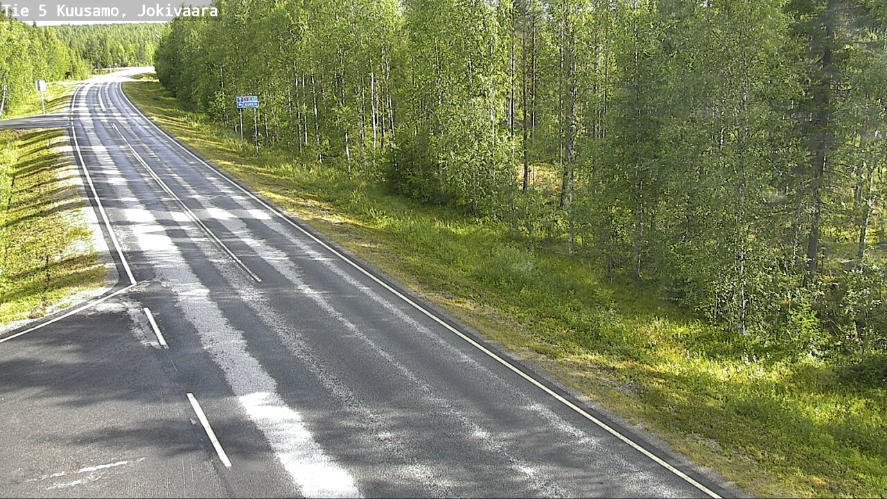 Kelikamerat Kuva Tie 5 Kuusamo, Jokivaara, Kuusamo, Pohjois-Pohjanmaa
