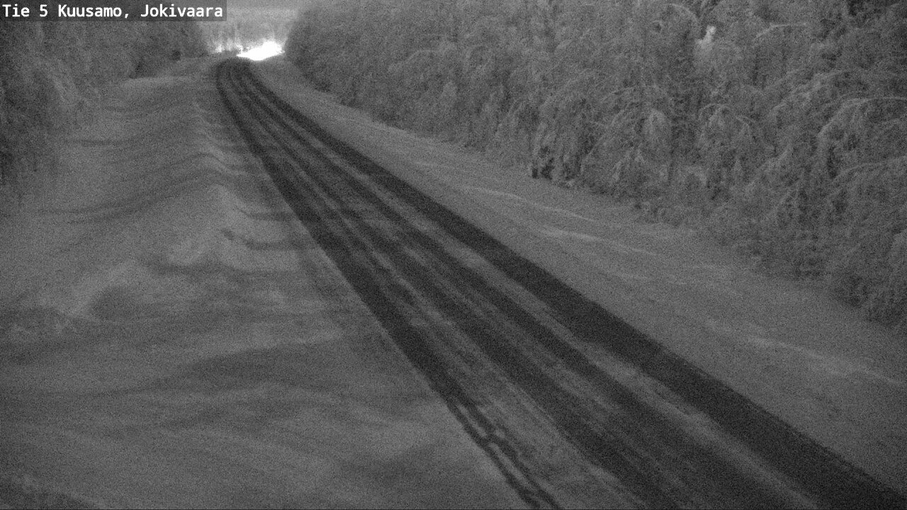Weather Camera Image Road 5 Kuusamo, Jokivaara, Kuusamo, Pohjois-Pohjanmaa