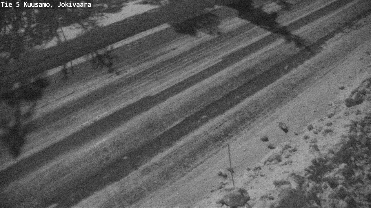 Weather Camera Image Road 5 Kuusamo, Jokivaara, Kuusamo, Pohjois-Pohjanmaa
