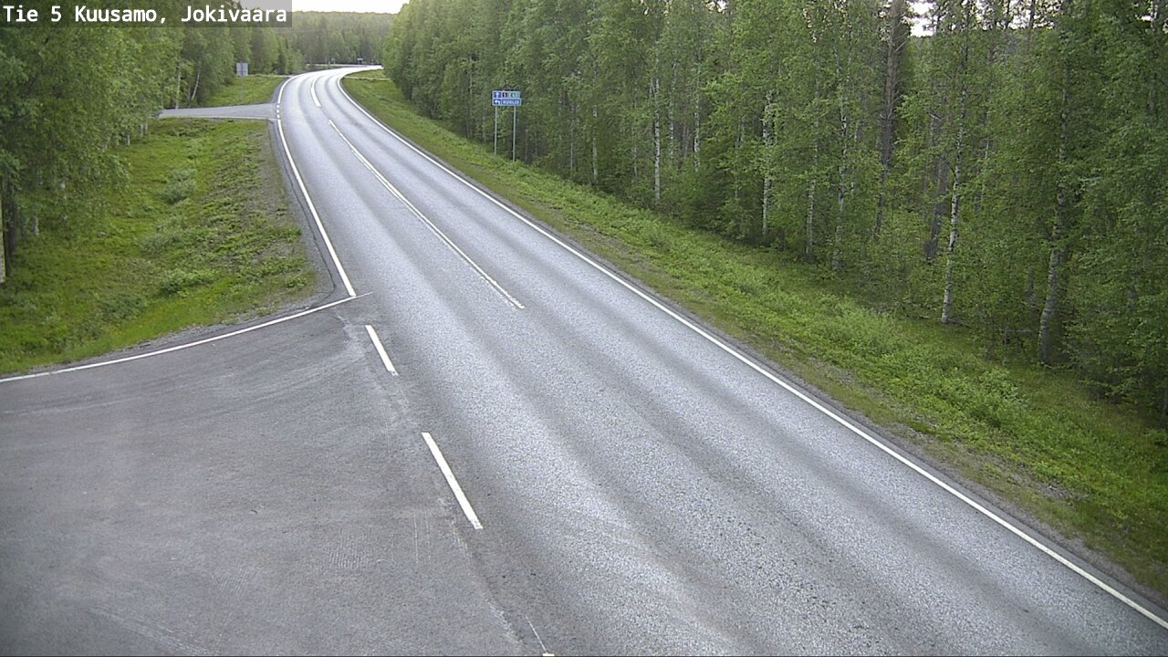 Kelikamerat Kuva Tie 5 Kuusamo, Jokivaara, Kuusamo, Pohjois-Pohjanmaa