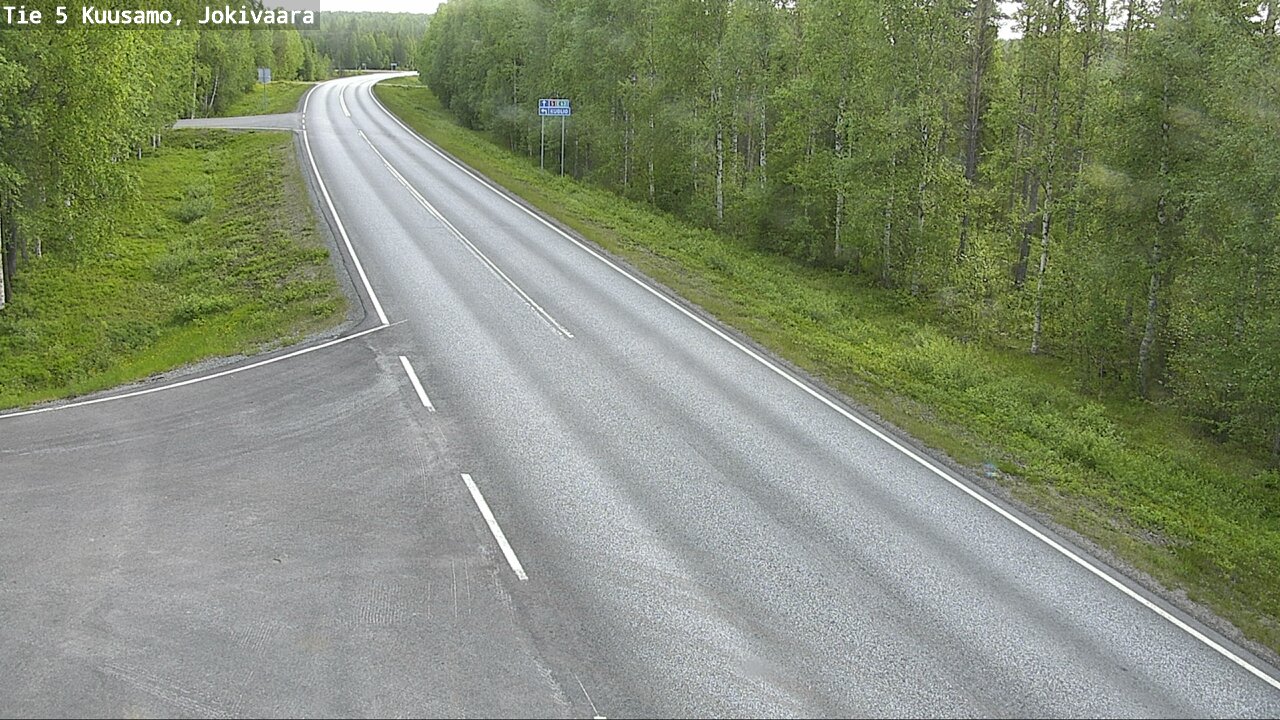 Kelikamerat Kuva Tie 5 Kuusamo, Jokivaara, Kuusamo, Pohjois-Pohjanmaa