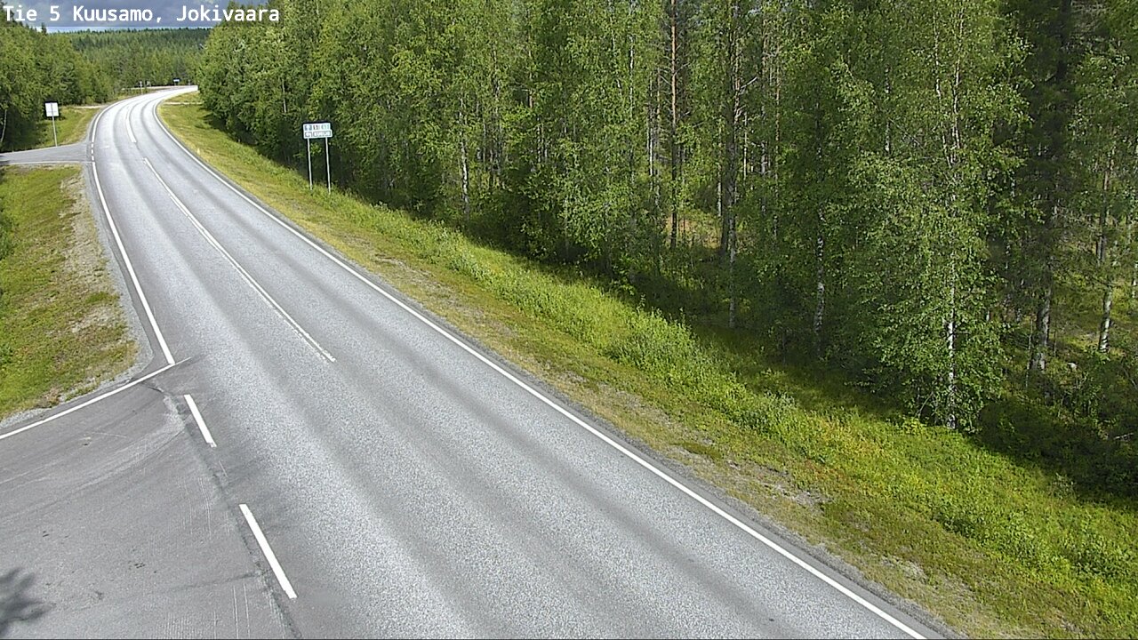 Kelikamerat Kuva Tie 5 Kuusamo, Jokivaara, Kuusamo, Pohjois-Pohjanmaa