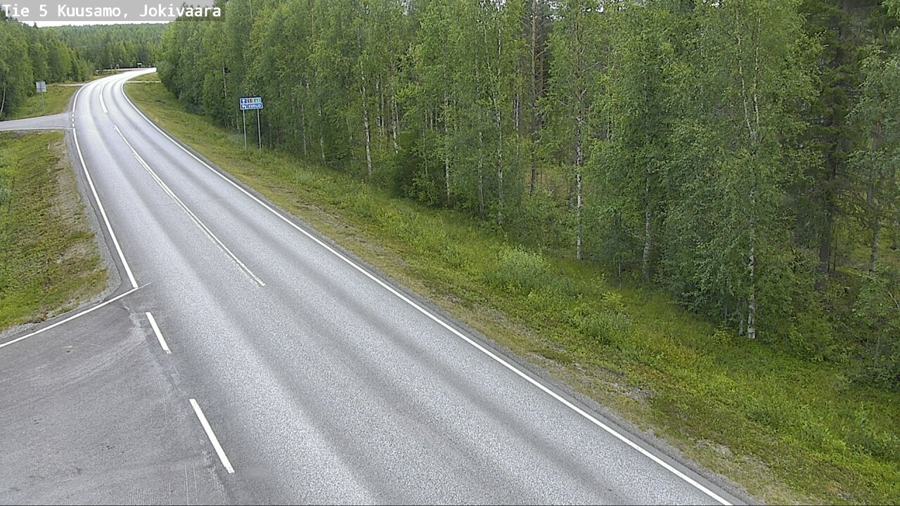 Kelikamerat Kuva Tie 5 Kuusamo, Jokivaara, Kuusamo, Pohjois-Pohjanmaa